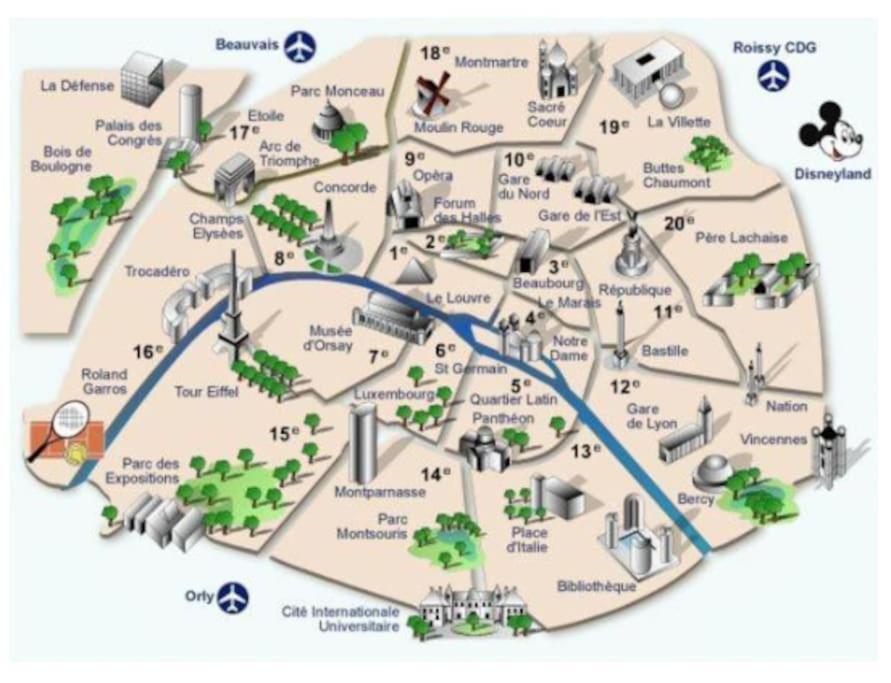 8 Personnes - 4 Rooms - 2 Salle De Bain - Metro 7 & 14 - Porte Italie - Private Car Park- Wifi 勒·克里姆林·比塞特 外观 照片